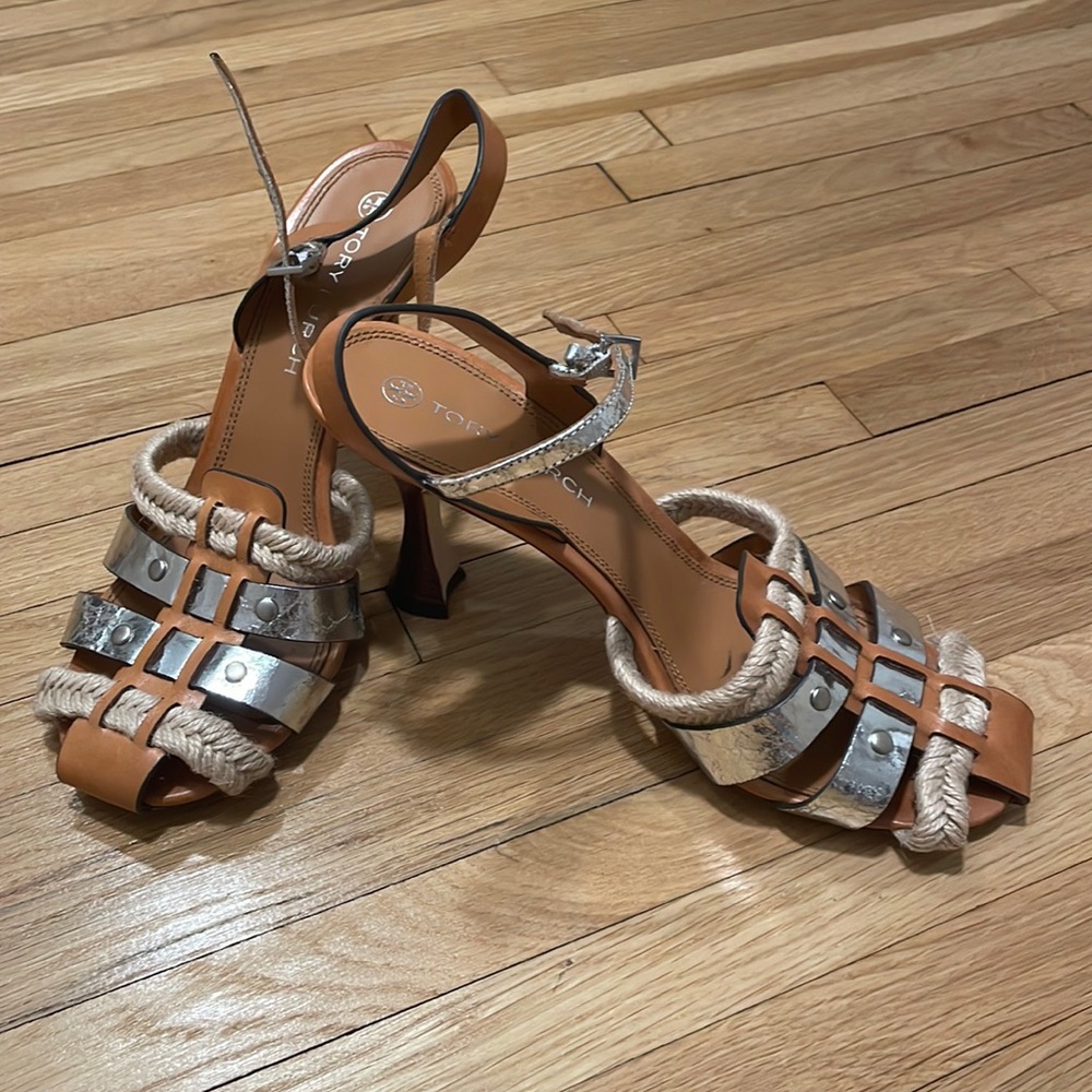 Tory Burch Fisherman Heel Sandal 9.5